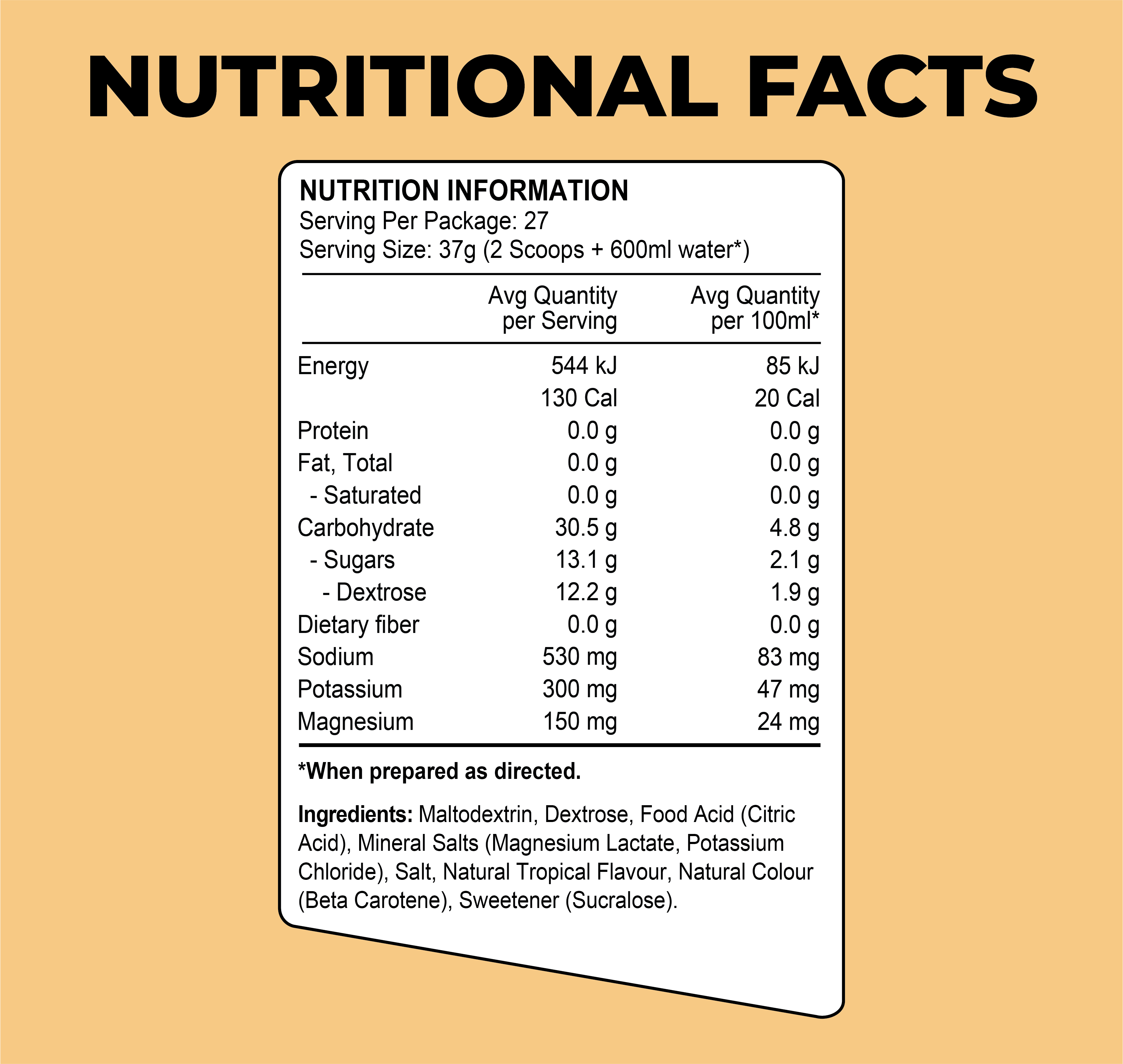 Hydration supplement